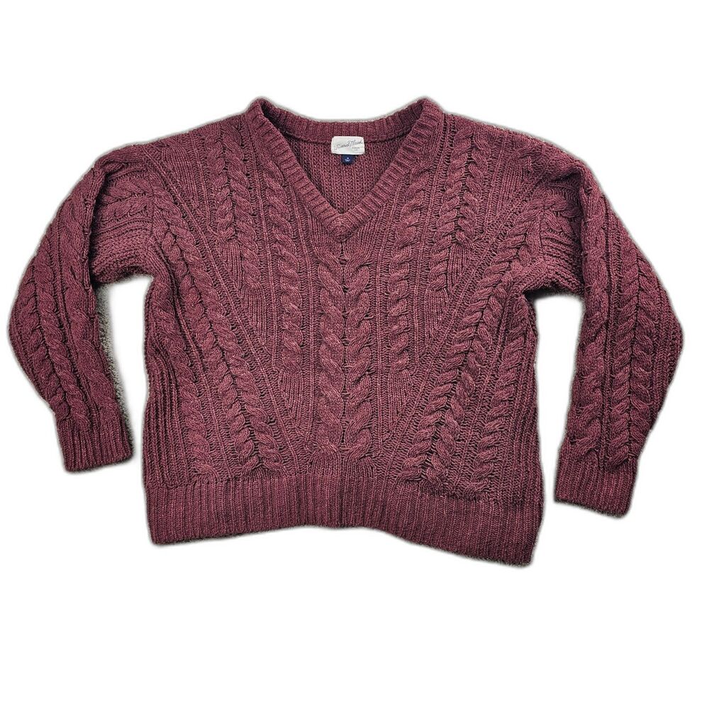 Universal Threads Chunky Cable Knit Pullover Swea… - image 1